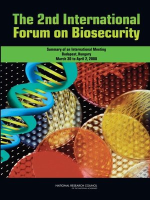 cover image of The 2nd International Forum on Biosecurity